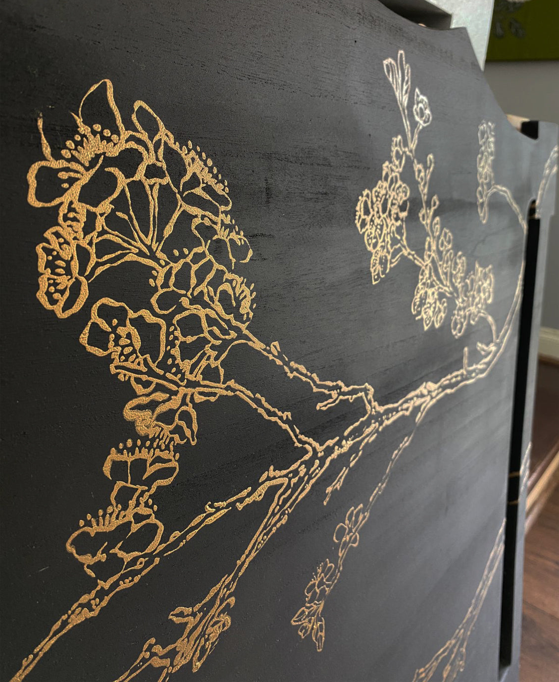 Respaldo de Cama pintado a mano